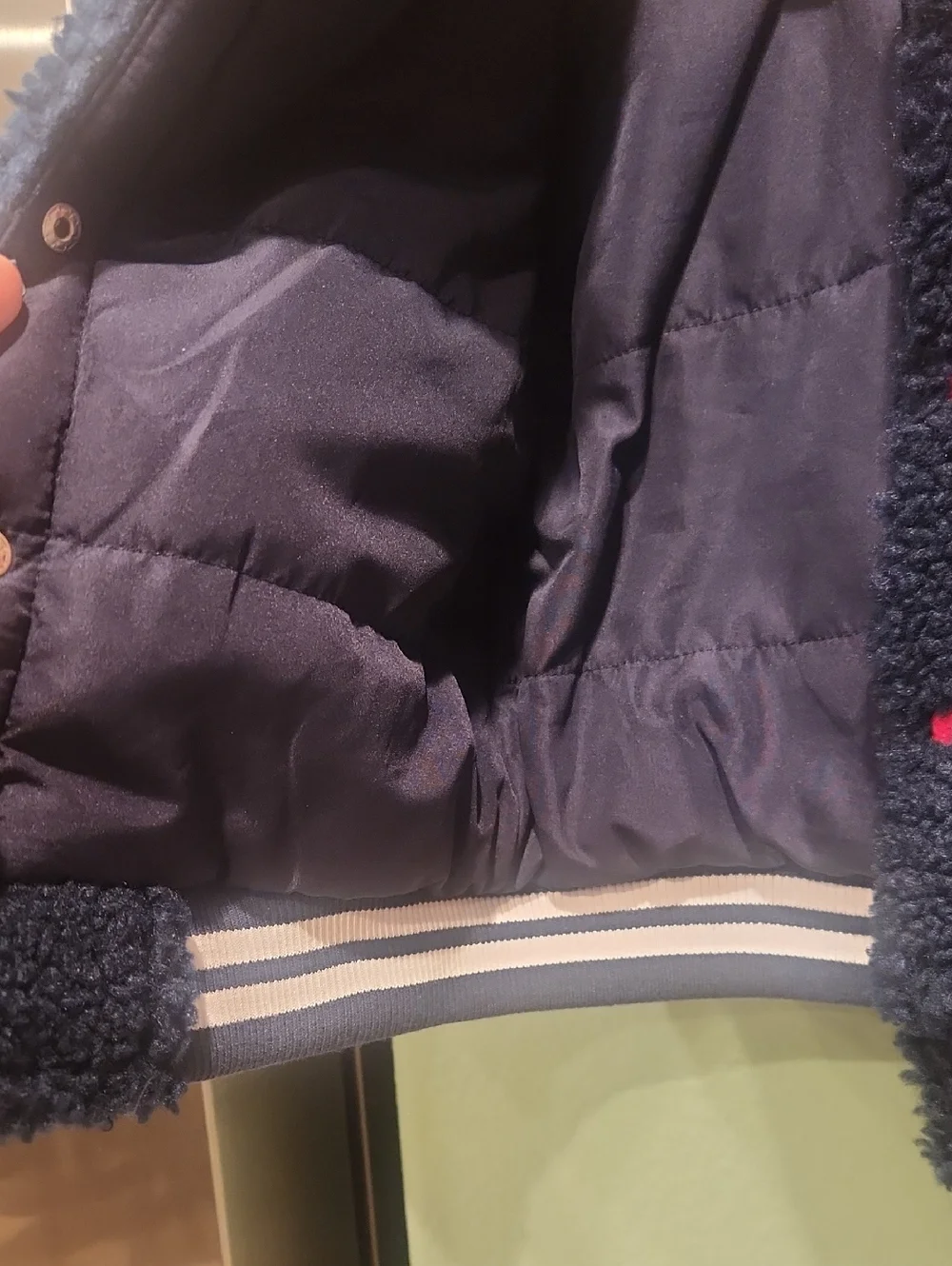 Disney Navy and Bright Red Mickey Mouse Club Jacket